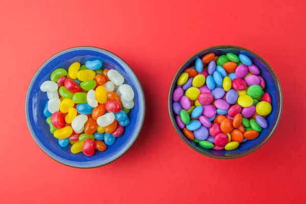 Snoep van de Candy in kommen — Stockfoto