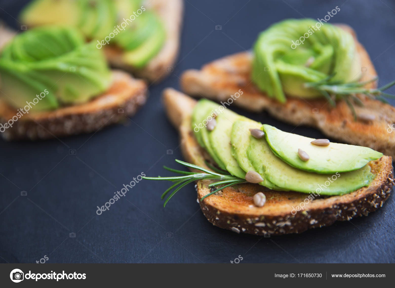 Healthy avocado breakfast — Stock Photo © tomeversley #171650730