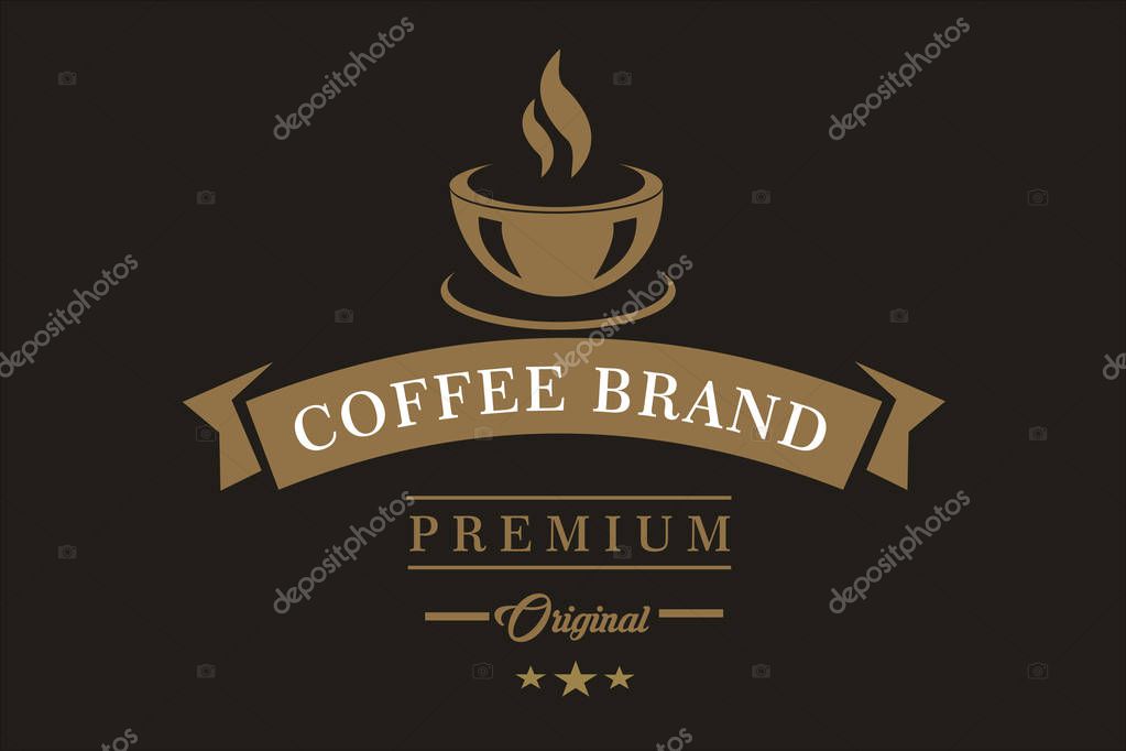 Coffee Premium Label good for  your brand, coffee shop and nd any other business related to Coffee