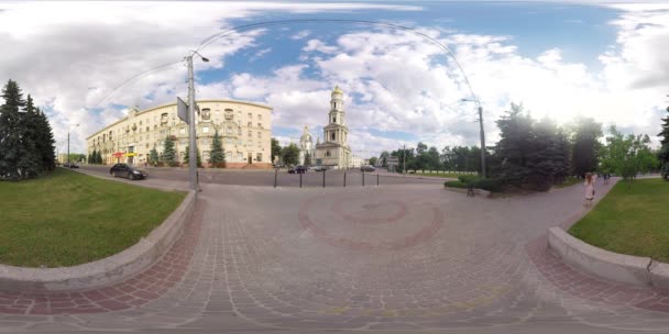 360 vídeo Uspenskiy catedral — Vídeo de Stock