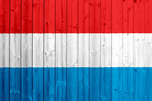 Σημαία Λουξεμβούργο με ξύλο υφή — Φωτογραφία Αρχείου