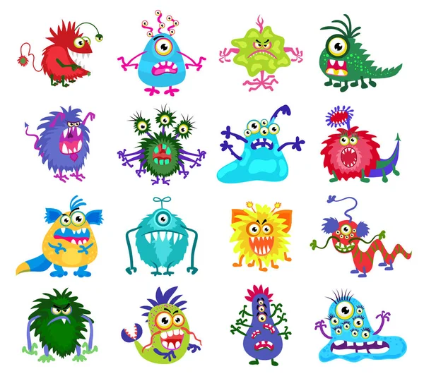 Scary monster vector set Royalty Free Stock Vectors