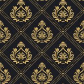 viktorianisches königliches Muster nahtloser Barock