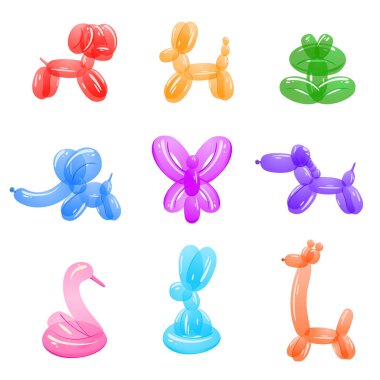 Download Balloon Animals Free Vector Eps Cdr Ai Svg Vector Illustration Graphic Art