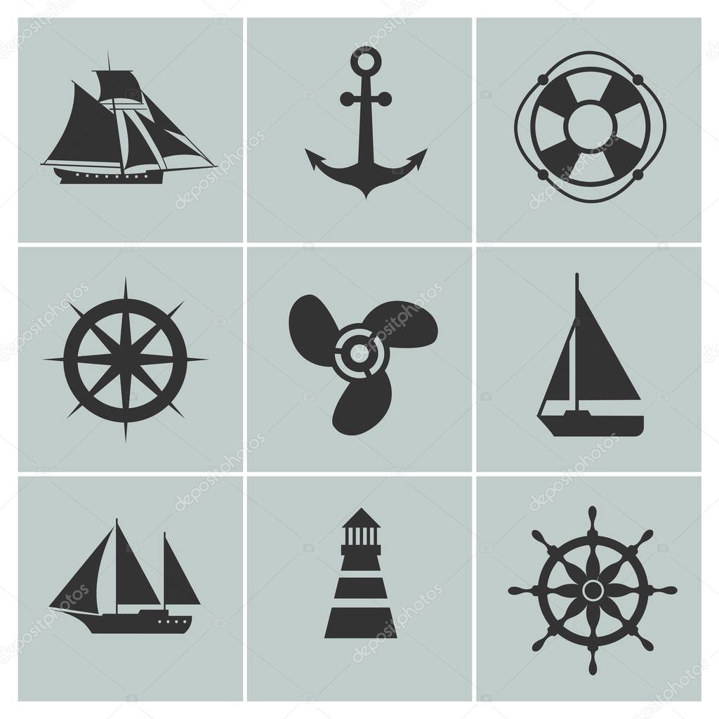 Schifffahrt Symbole Schifffahrt Symbole