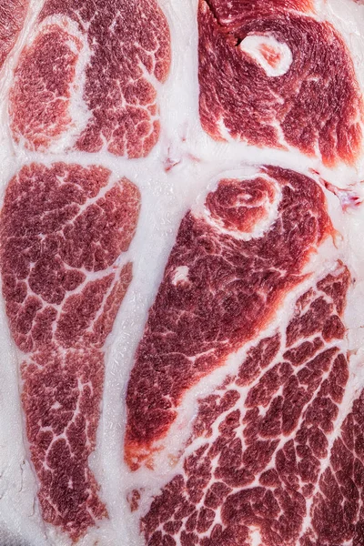 Texture of a raw red meat — Stock Photo, Image