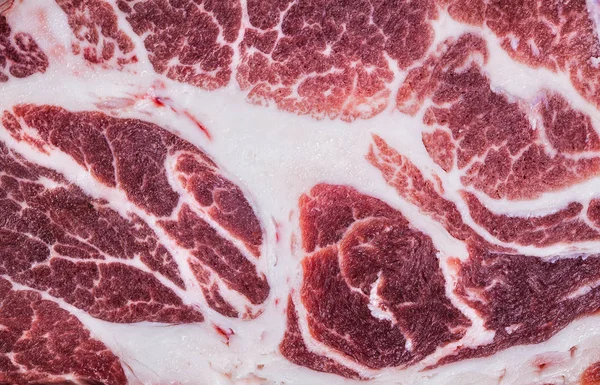 Textura de una carne roja cruda — Foto de Stock