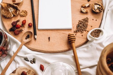 mutfak gereçleri ve kurutulmuş meyve ve baharat 