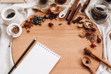 mutfak gereçleri ve kurutulmuş meyve ve baharat 