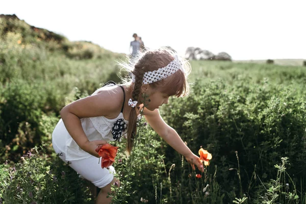  meisje buiten portret