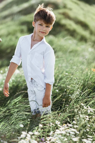Cute boy outdoor portrait — Stock Photo, Image