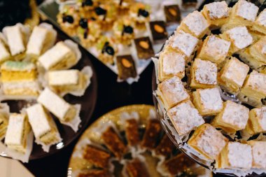 Festival kek farklı türde Üstten Görünüm