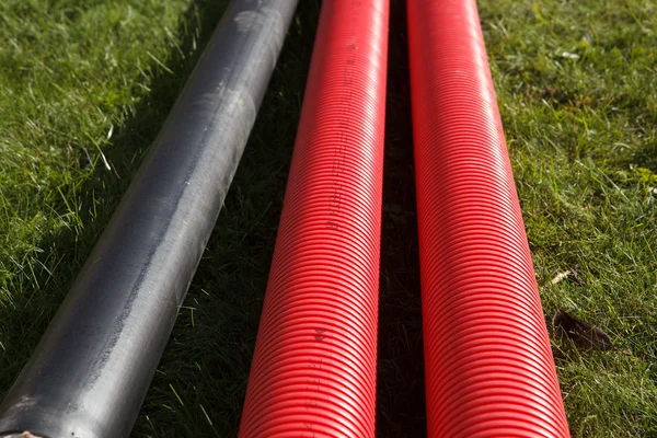 Tubos de agua de plástico —  Fotos de Stock