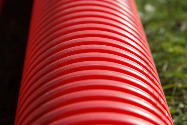 Closeup pvc pipe — Stock Photo, Image