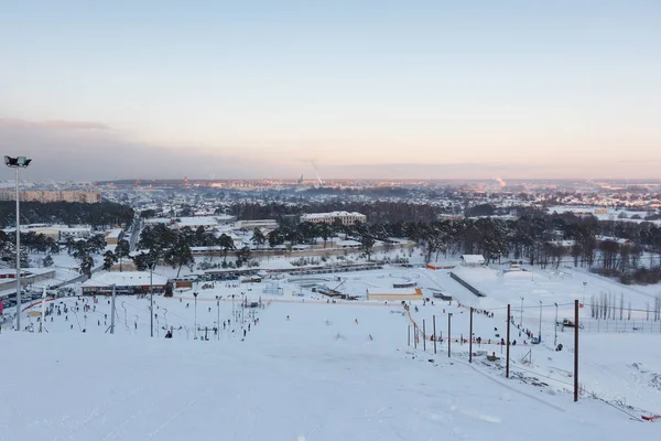 Ventspils Letonia, Colina de esquí Lemberga Hute — Foto de Stock