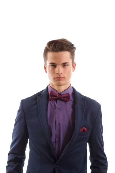 Young man in a suit — Stock Photo, Image