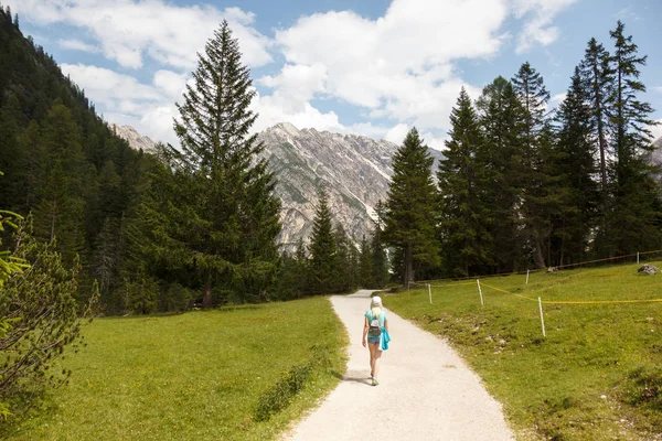 Vandring i Alperna — Stockfoto