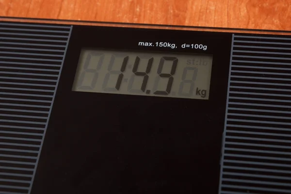 Digital weight display — Stock Photo, Image