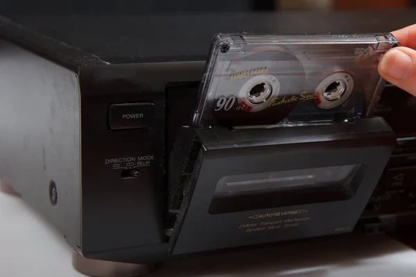 old cassette player