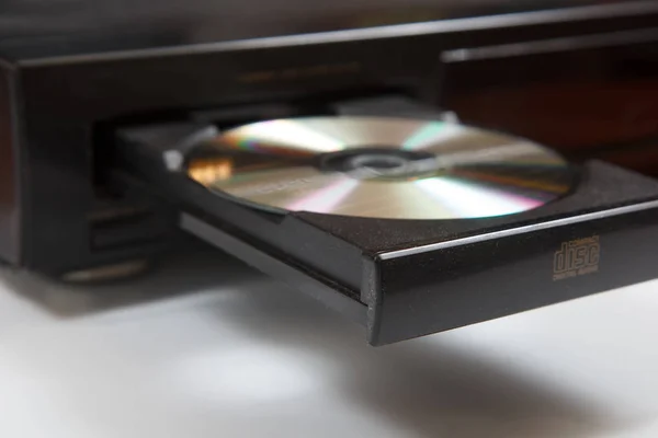 Retro cd přehrávač — Stock fotografie
