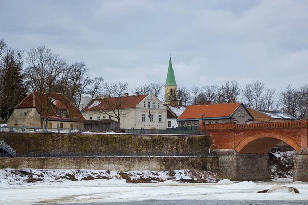 Città vecchia Kuldiga — Foto Stock