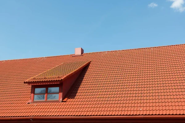 Red tile roof — Stock Photo, Image