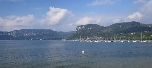 Lago Garda Punta San Vigilio Itália — Fotografia de Stock