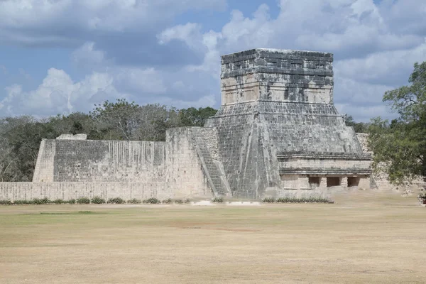 Maya πυραμίδα, Chichen-Itza, Μεξικό — Φωτογραφία Αρχείου