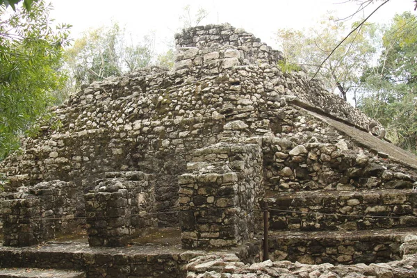 Maya πυραμίδα, Chichen-Itza, Μεξικό — Φωτογραφία Αρχείου