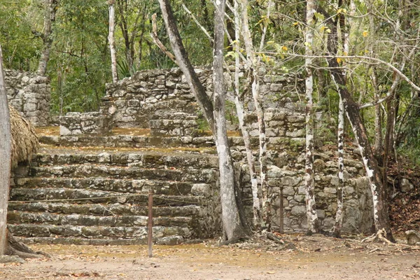 Maya πυραμίδα, Chichen-Itza, Μεξικό — Φωτογραφία Αρχείου