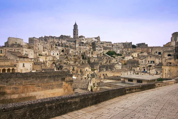Itálie města Matera hornin, — Stock fotografie