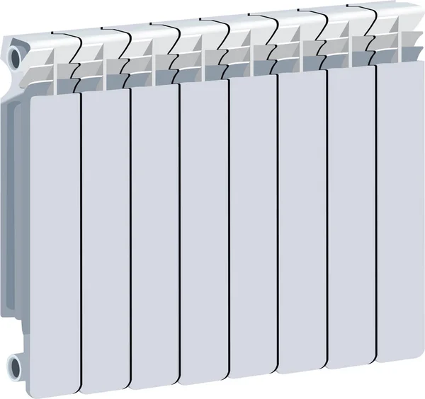 Wand-Wärmepumpe für Wohnungen — Stockvektor