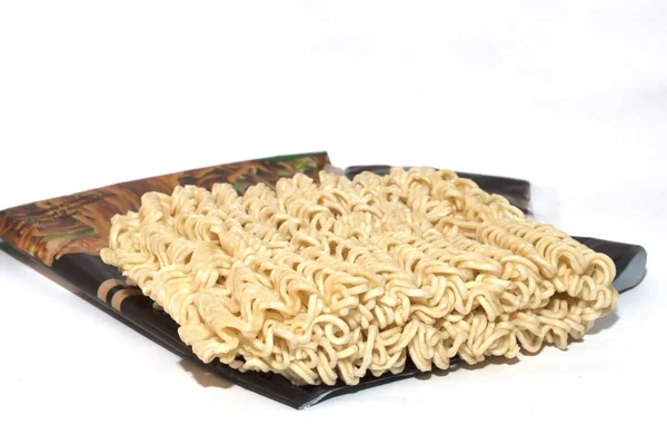 Tagliatelle Soba Pasta Giapponese Busta — Foto Stock