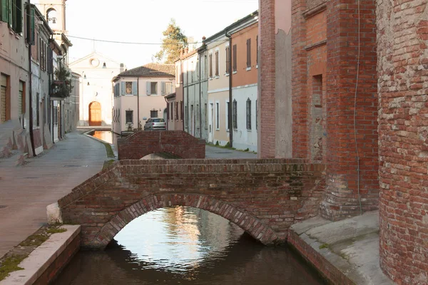 Comacchio Ferrara Emilia Romaña Italia — Foto de Stock