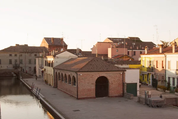 Comacchio Ferrara Emilia Romaña Italia — Foto de Stock