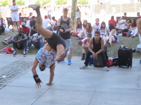 Müzik Breakdance Sokak Dansı — Stok fotoğraf