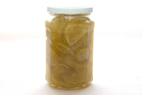 Homemade Natural Lemon Jam — Stock Photo, Image