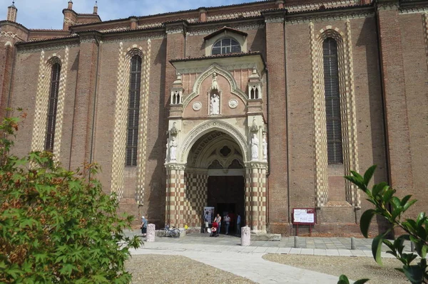 Piemonte Italië Asti Kathedraal Het Historische Centrum — Stockfoto