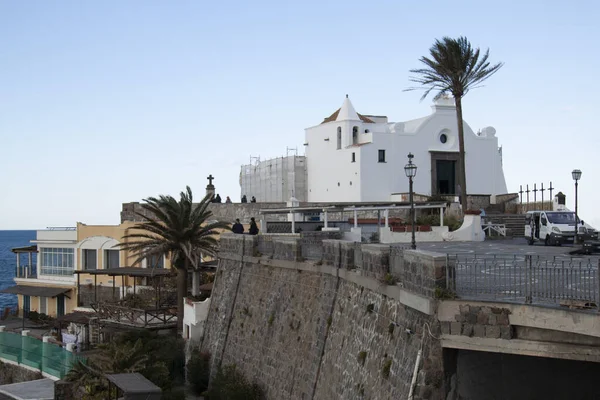 Relief Kirche Forio Ischia Insel Neapel Italien — Stockfoto