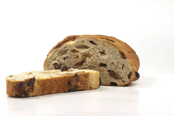 Desayuno Con Pan Rosquilla Con Uvas Pasas — Foto de Stock