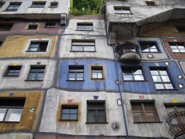 Avusturya, Viyana 'da Hundertwasserhaus