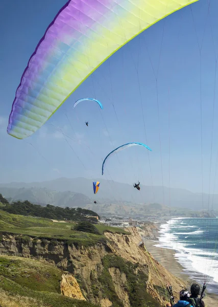 Paragliding over California 10