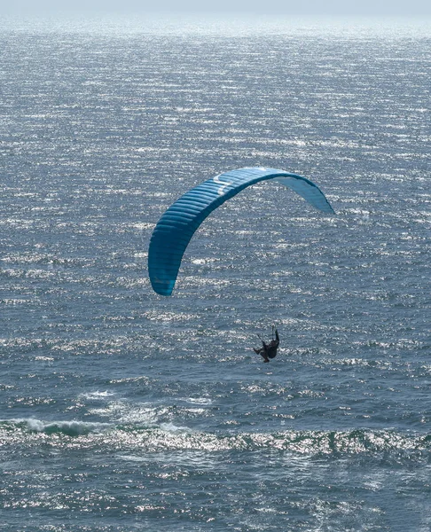 Paragliding over California