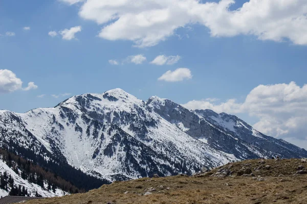 Picos Nieve Monte Baldo Italia — Foto de Stock