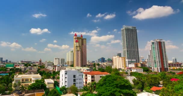 Bangkok Şehri Tayland Manzarası — Stok video