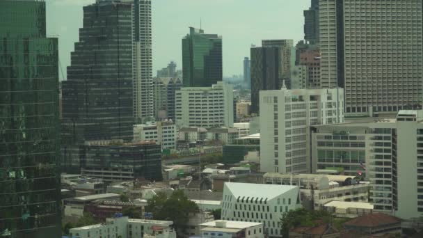 Costruire Bangkok Crescita Della Capitale Thailandia — Video Stock