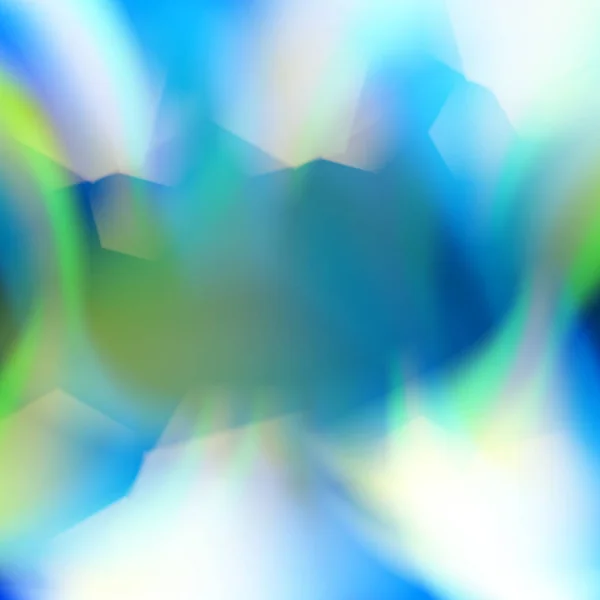 Mavi poligonal illüstrasyon oluşur altıgen unsurları — Stok Vektör
