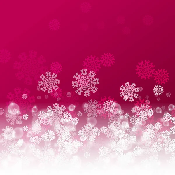 Fondo rosa de Navidad — Vector de stock