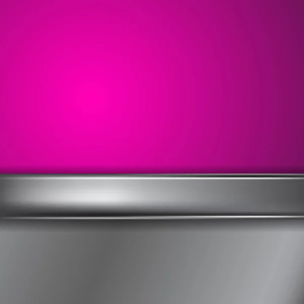 Metallo sfondo rosa con posto per il testo — Vettoriale Stock