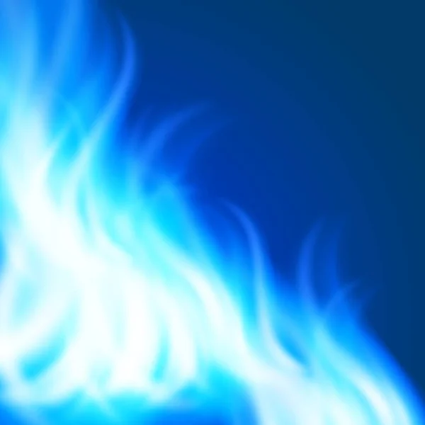 Abstract blue fire background — Stock Vector